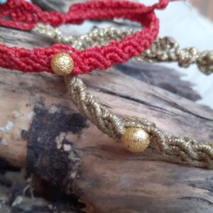 Makramee Armband “Perla”